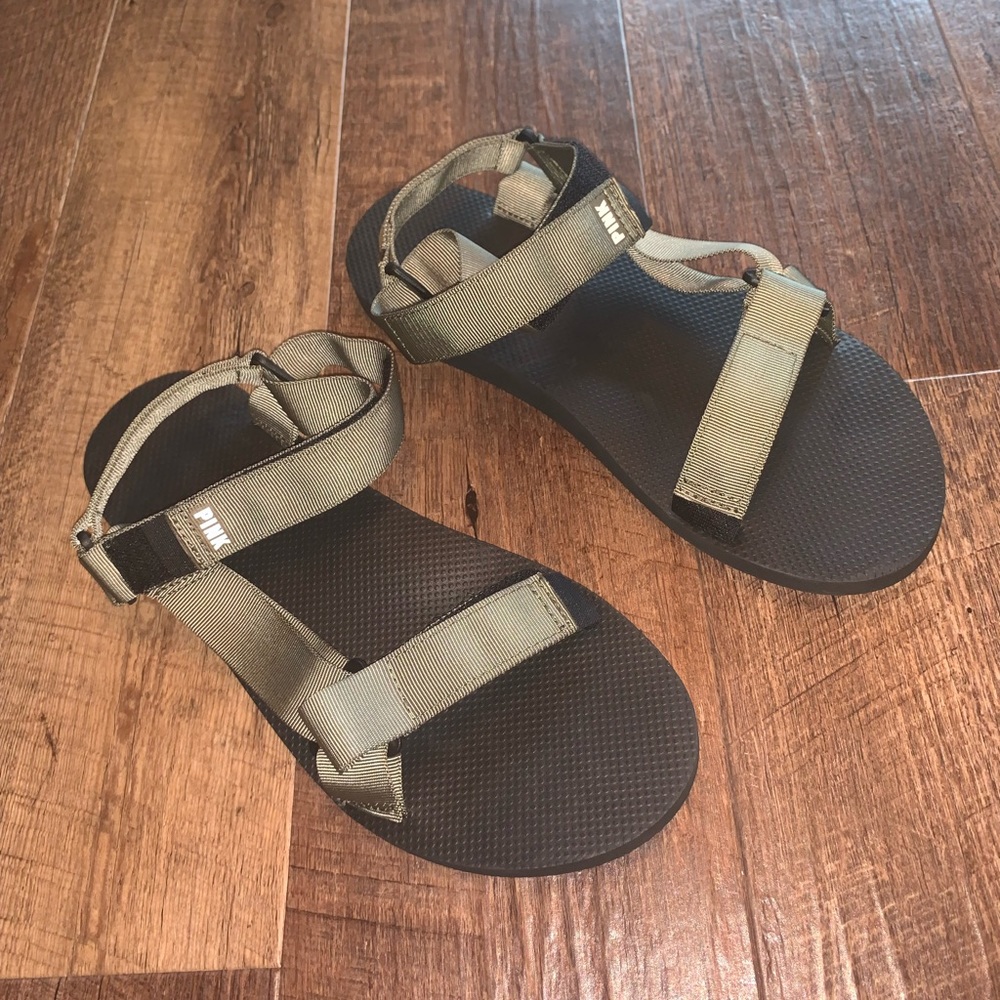 Womens PINK Sandals Size 10